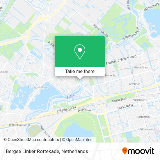 Bergse Linker Rottekade map