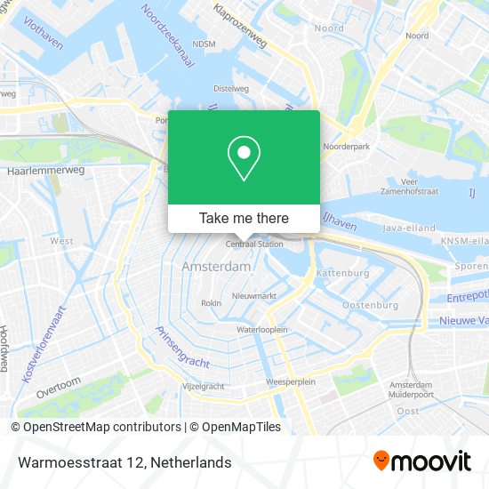 Warmoesstraat 12 map