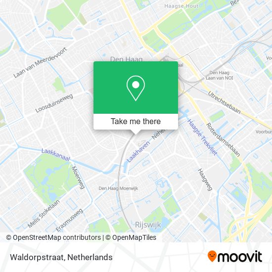 Waldorpstraat map