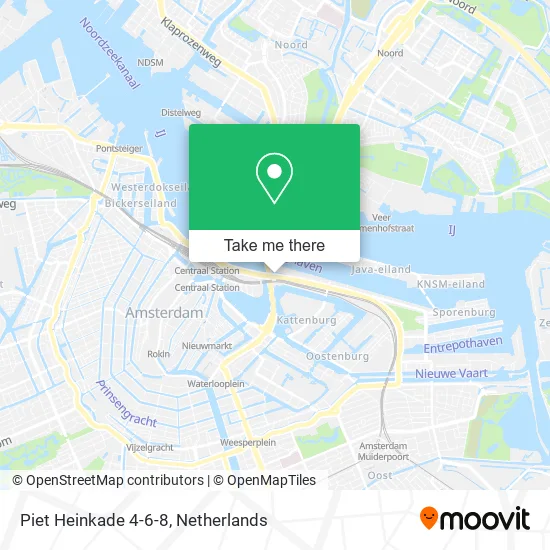 Piet Heinkade 4-6-8 map