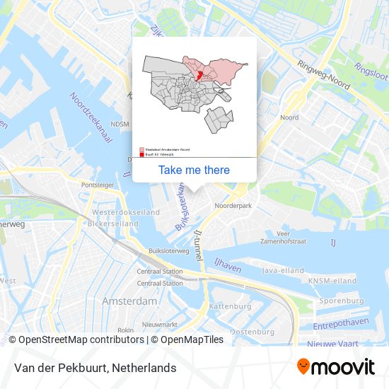 Van der Pekbuurt map