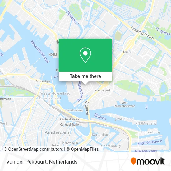 Van der Pekbuurt map