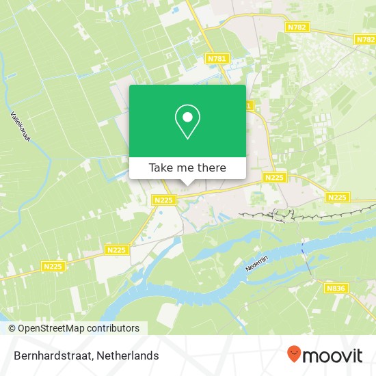 Bernhardstraat map