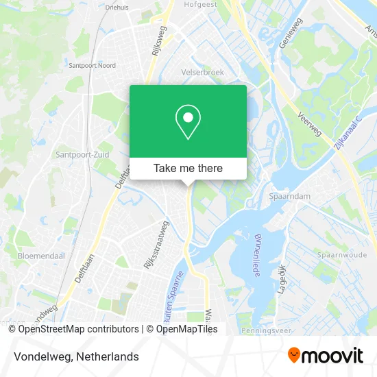 Vondelweg map