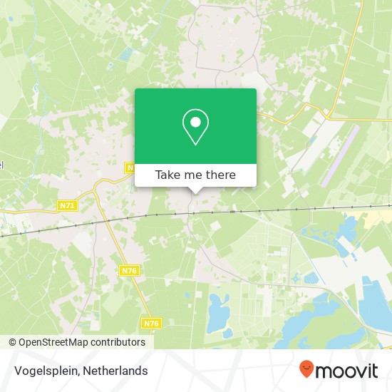 Vogelsplein map