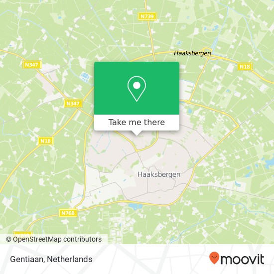 Gentiaan map