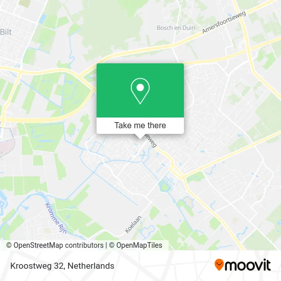 Kroostweg 32 map