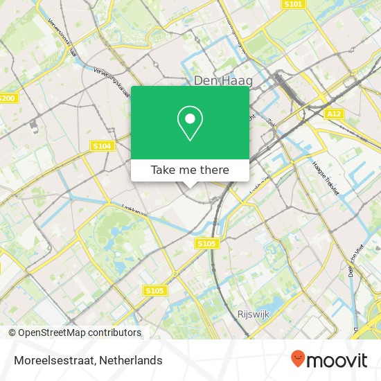 Moreelsestraat map