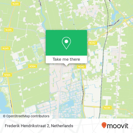 Frederik Hendrikstraat 2 map