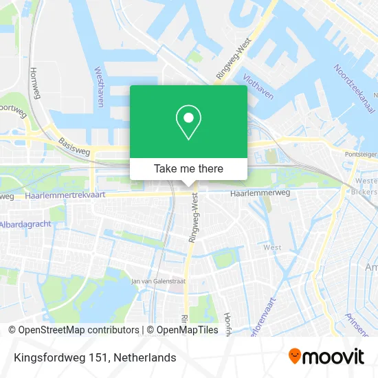Kingsfordweg 151 map