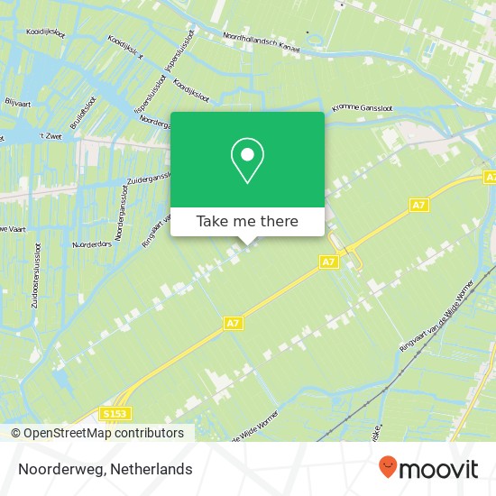 Noorderweg map