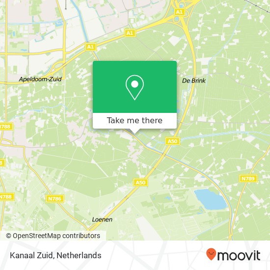 Kanaal Zuid map