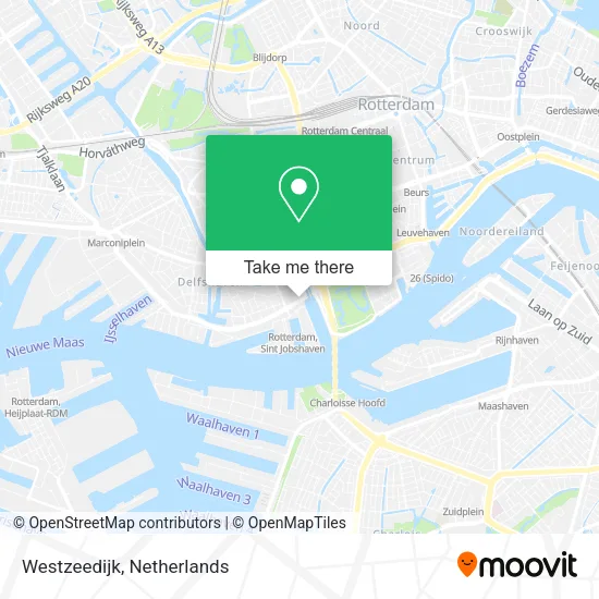 Westzeedijk map