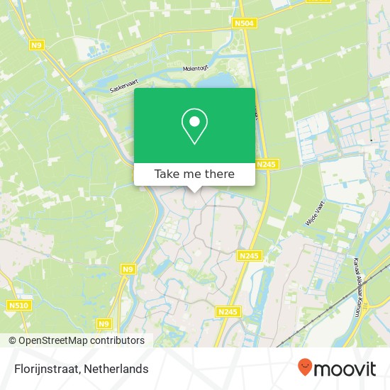 Florijnstraat Karte