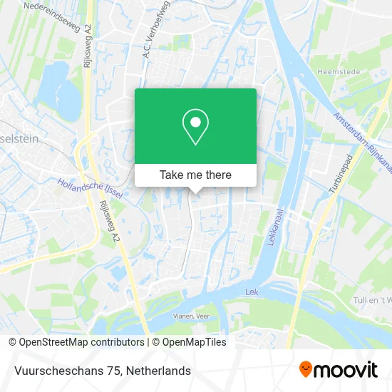 Vuurscheschans 75 map