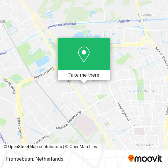 Fransebaan map
