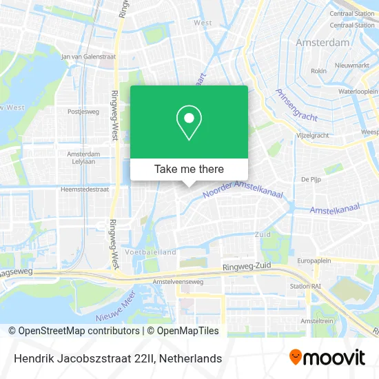 Hendrik Jacobszstraat 22II map