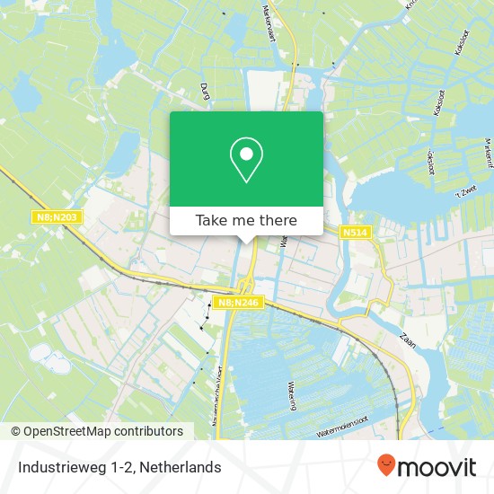 Industrieweg 1-2 map