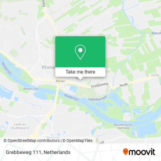 Grebbeweg 111 map