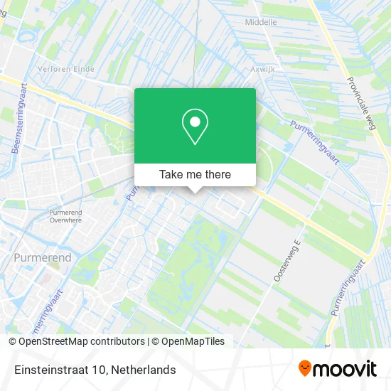 Einsteinstraat 10 Karte