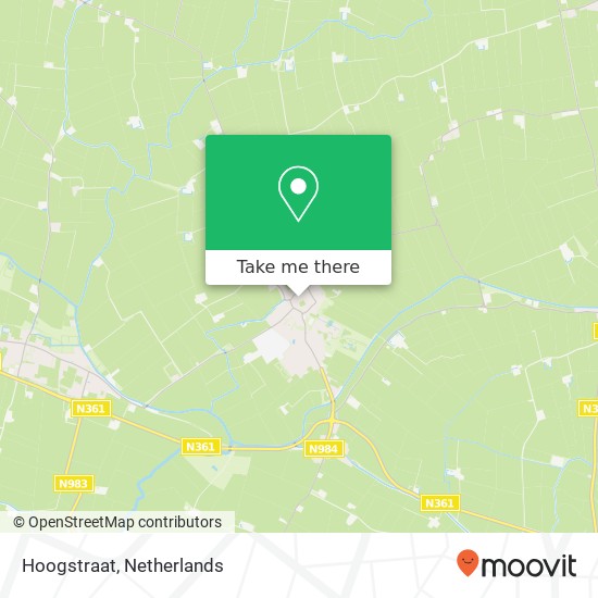 Hoogstraat map