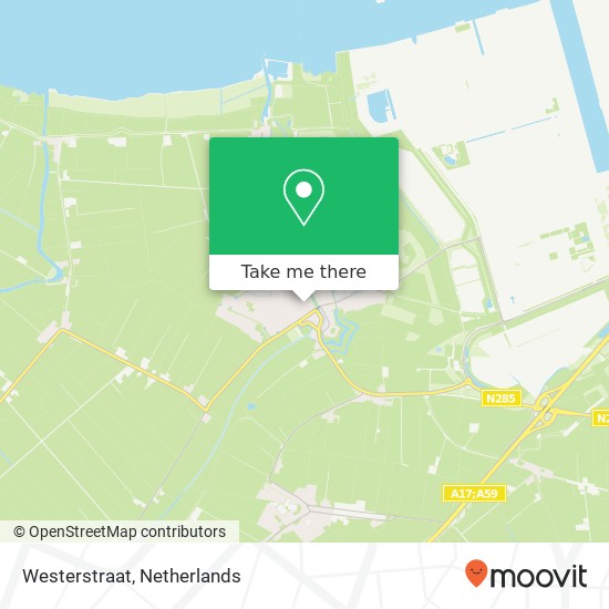 Westerstraat map