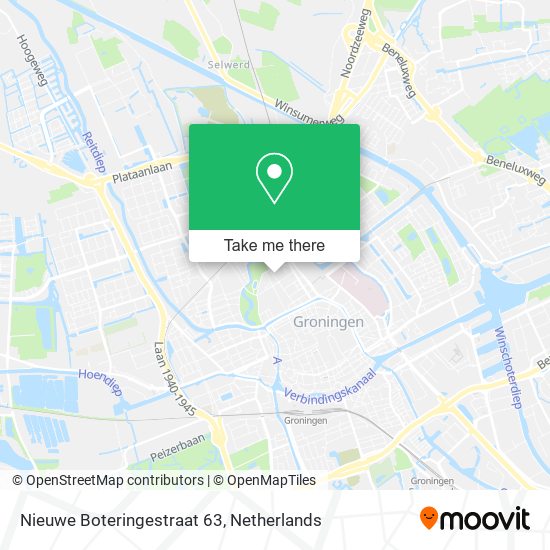 Nieuwe Boteringestraat 63 Karte