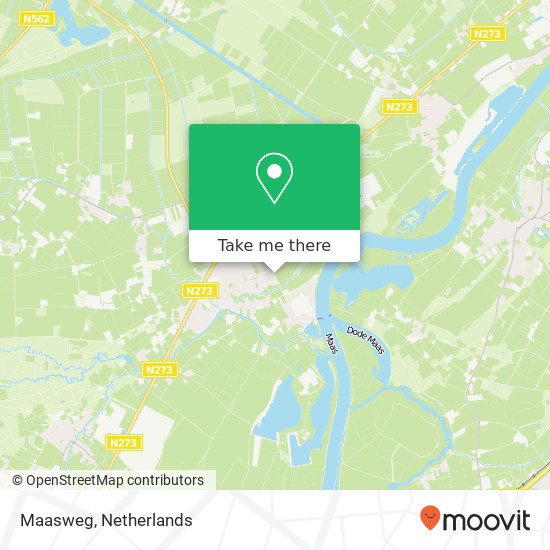 Maasweg map