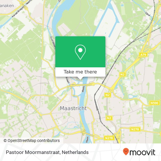 Pastoor Moormanstraat map