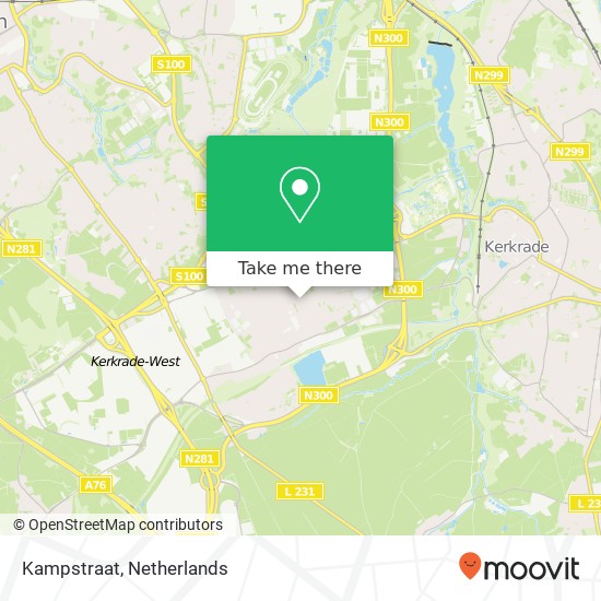 Kampstraat map