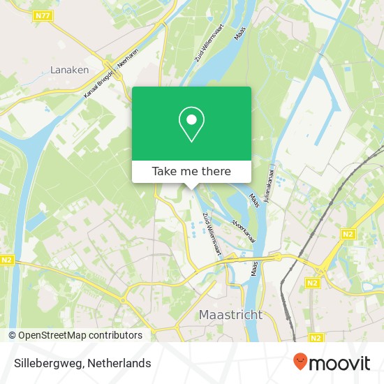 Sillebergweg map