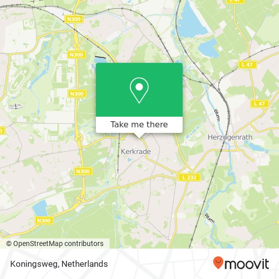 Koningsweg Karte