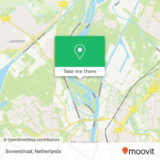 Bovenstraat map