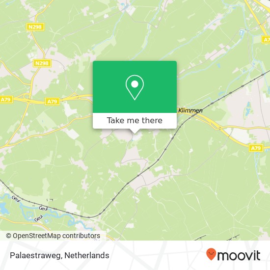 Palaestraweg map