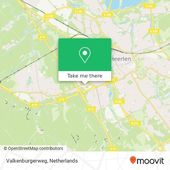 Valkenburgerweg map
