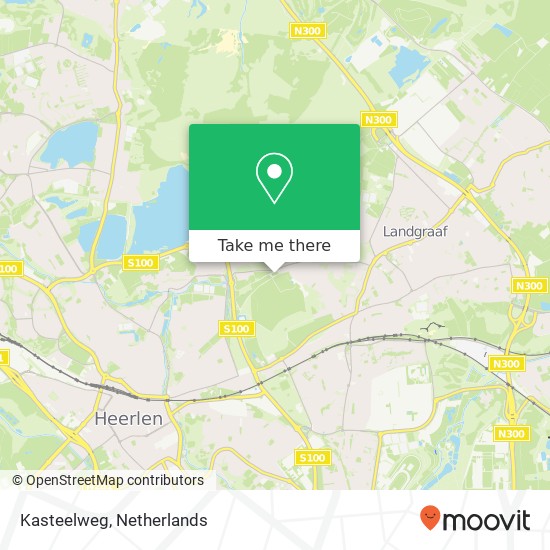 Kasteelweg map