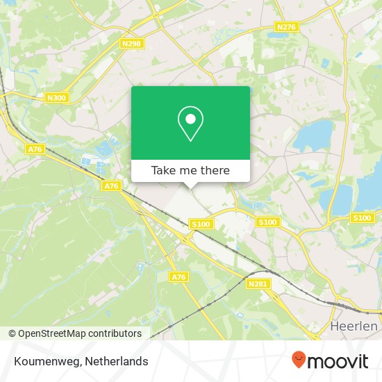 Koumenweg map