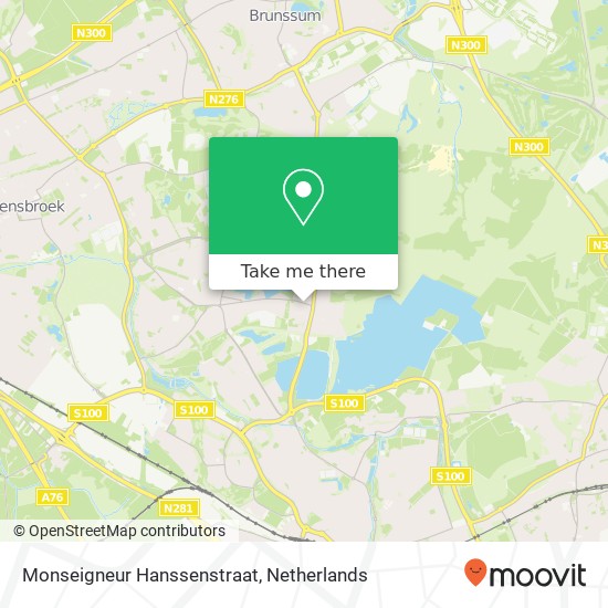 Monseigneur Hanssenstraat Karte
