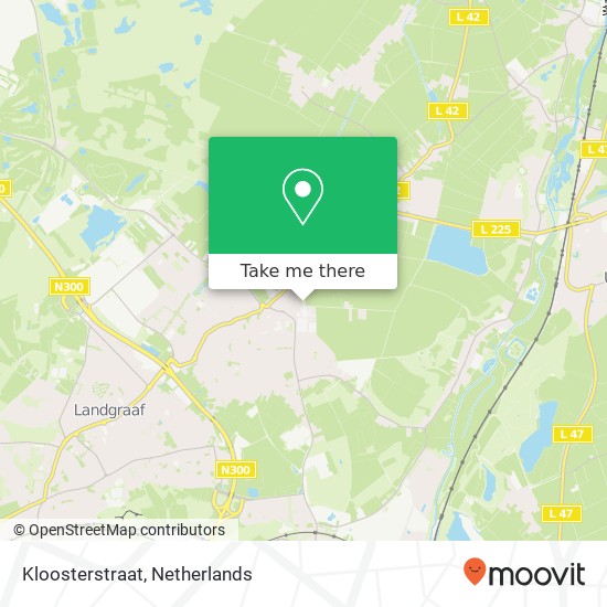 Kloosterstraat map