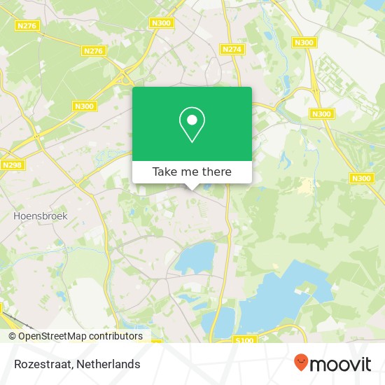 Rozestraat map