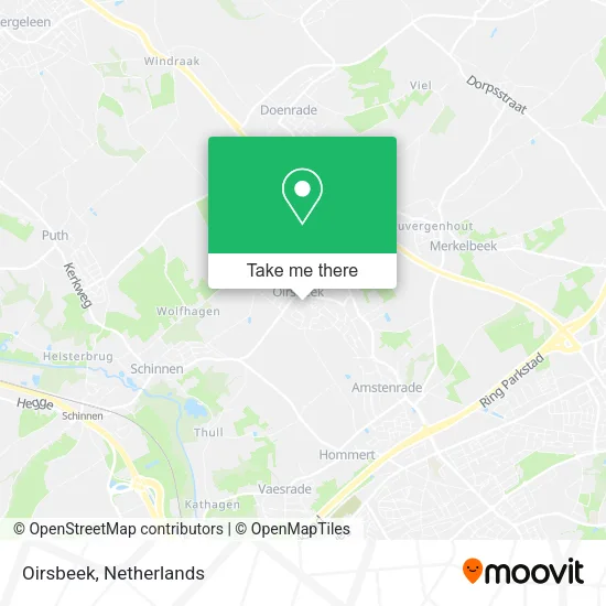 Oirsbeek Karte