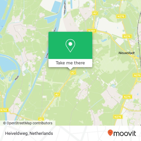 Heiveldweg map