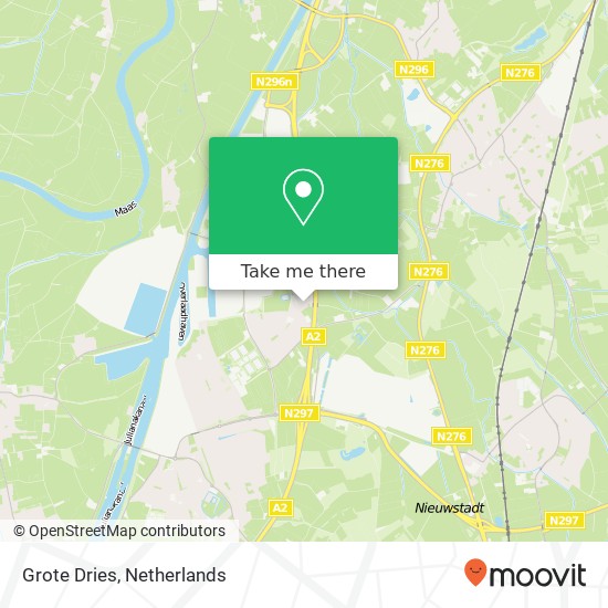 Grote Dries map