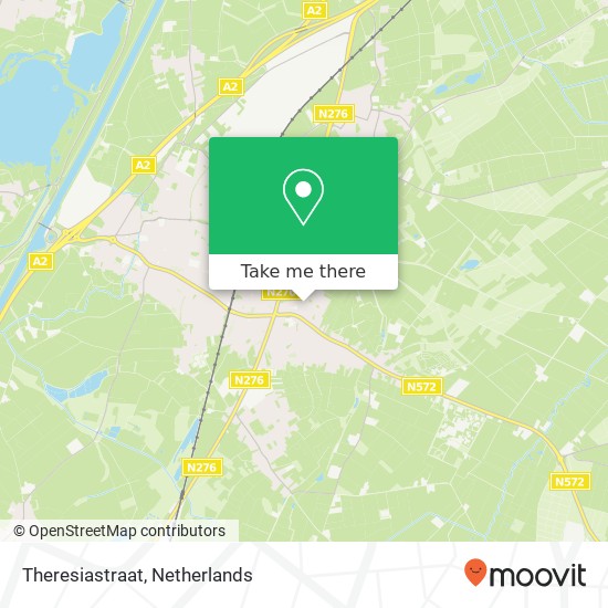 Theresiastraat map