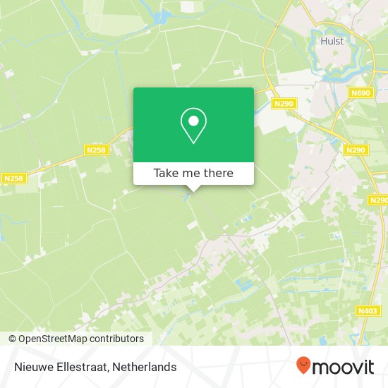 Nieuwe Ellestraat map