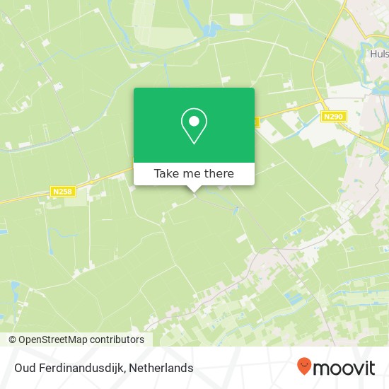 Oud Ferdinandusdijk map