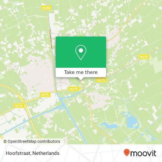 Hoofstraat map