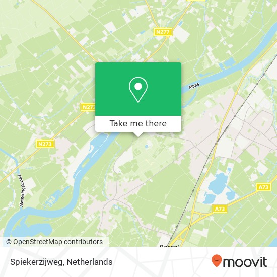 Spiekerzijweg map