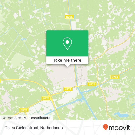 Thieu Gielenstraat map