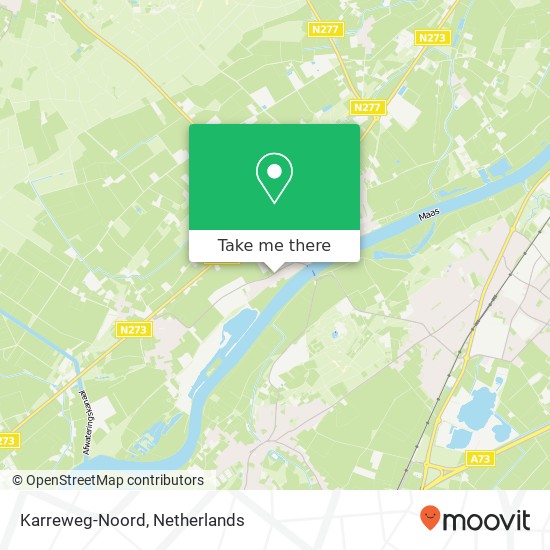 Karreweg-Noord Karte